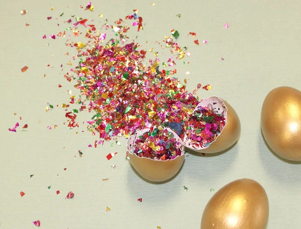 15 Fun Ways to Make Confetti Filled Eggs Guide Patterns