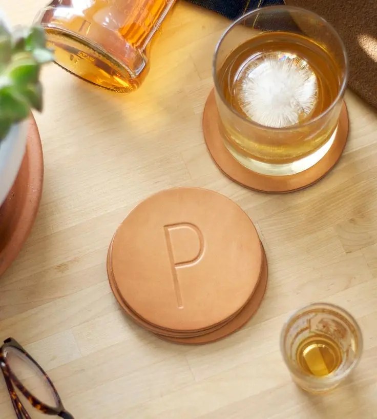 22+ Classy DIYs to Make Leather Coasters Guide Patterns