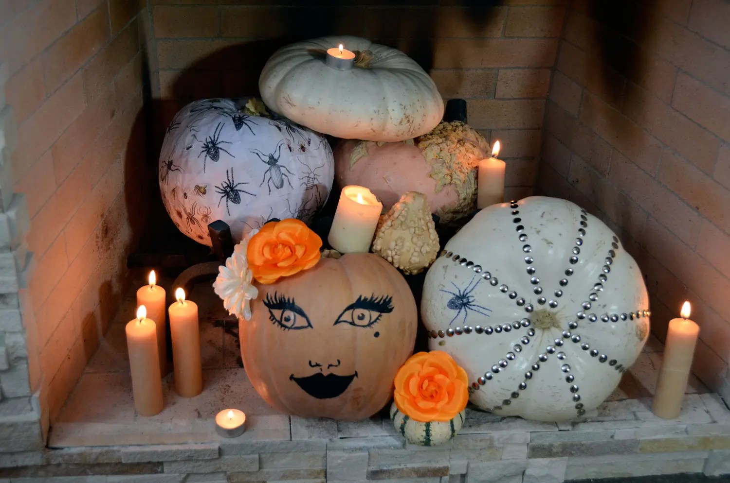 24+ Unique NoCarve Pumpkin Decorating Ideas Guide Patterns
