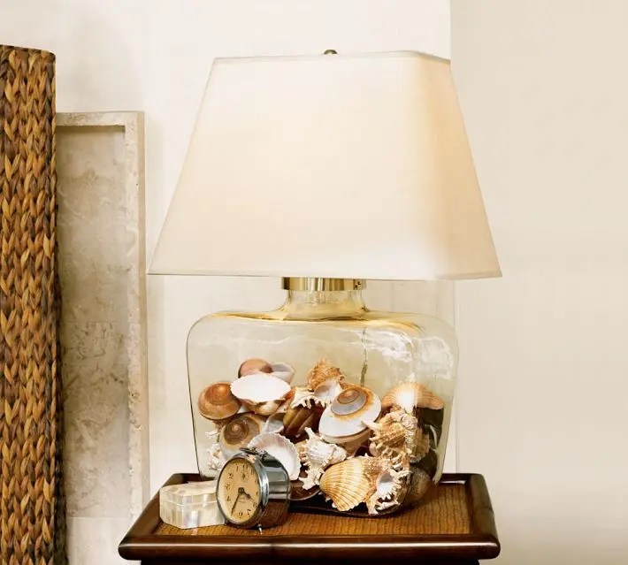 12+ DIYs to Make a Seashell Lamp Guide Patterns