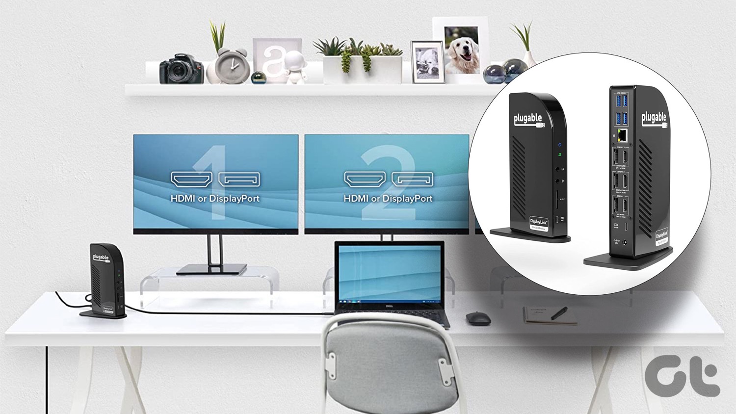 Triple Monitor Docking Station