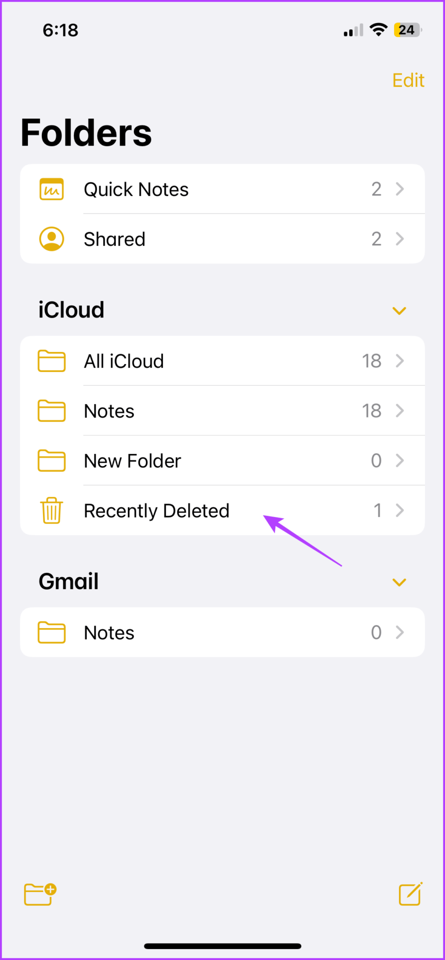 6 Ways to Find and Recover Disappeared iPhone Notes Guiding Tech