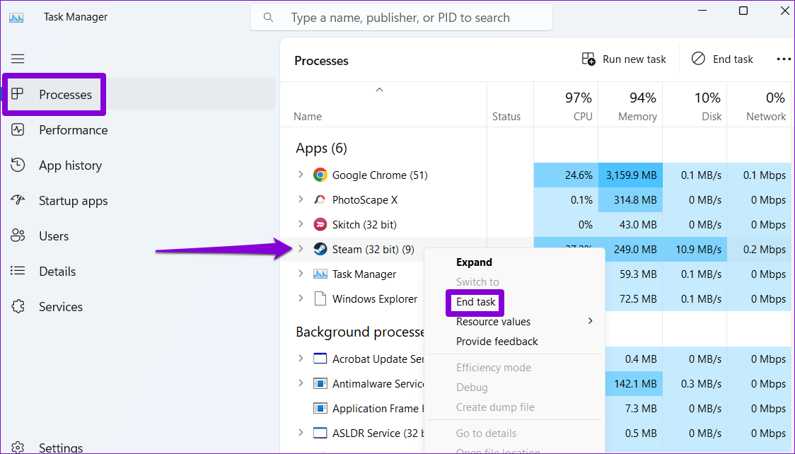 7 Ways to Fix Steam Not Opening or Crashing on Windows 11 or 10 Guiding Tech