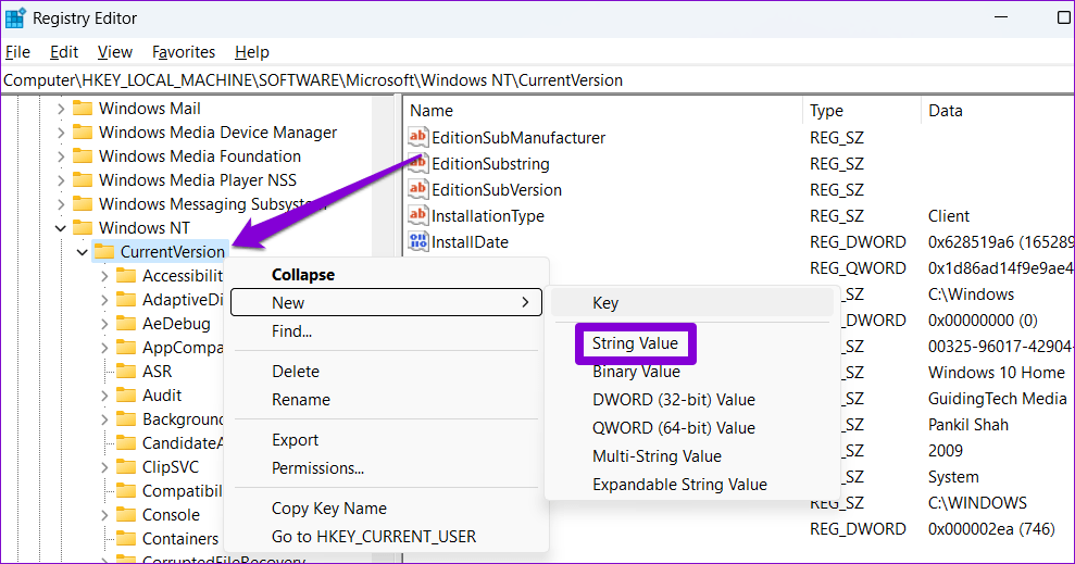 How to Check or Change Registered Owner and Organization Name in