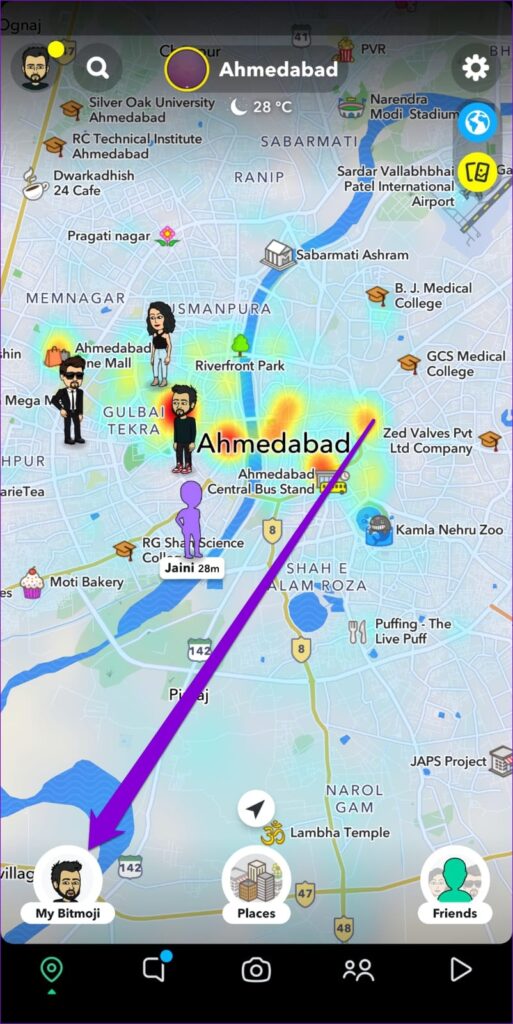 How to Use Snap Map on Snapchat Guiding Tech