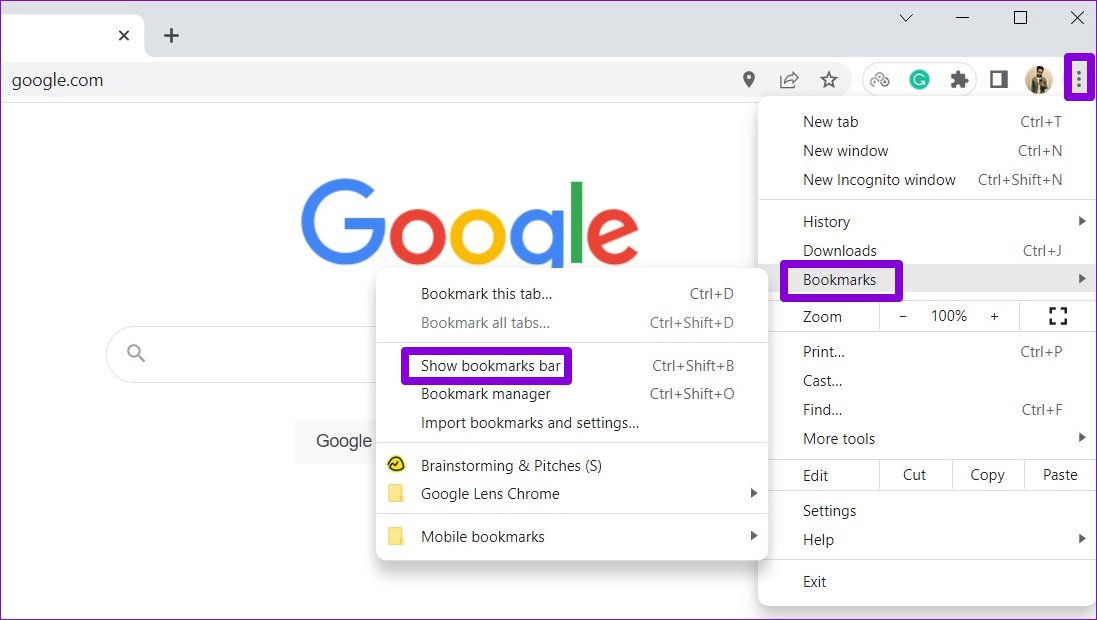 Top 6 Ways to Restore the Missing Google Chrome Toolbar Guiding Tech