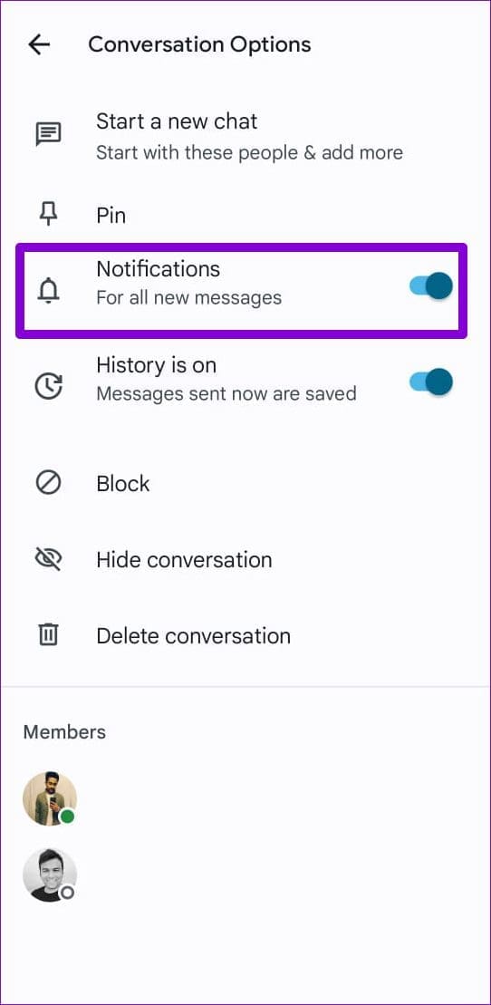 Top 8 Ways to Fix Google Chat App Notifications Not Working on Android