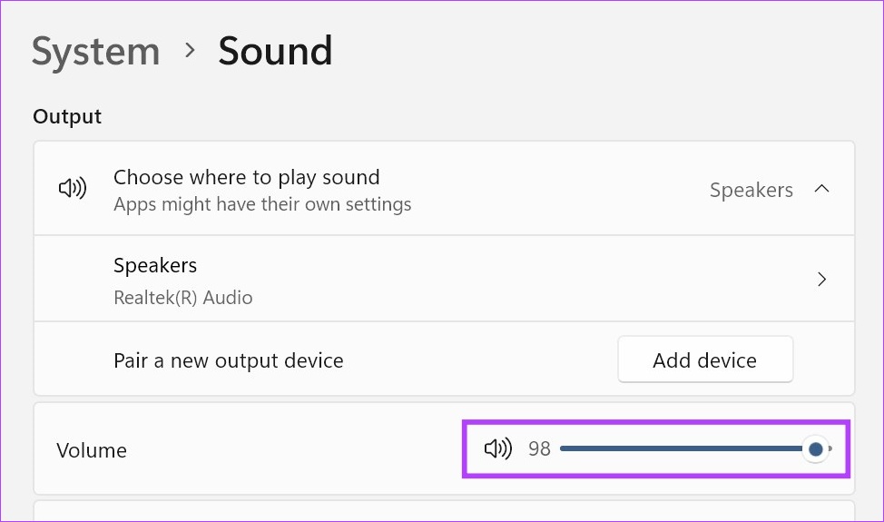 5 Ways to Change Sound Volume in Windows 11 Guiding Tech