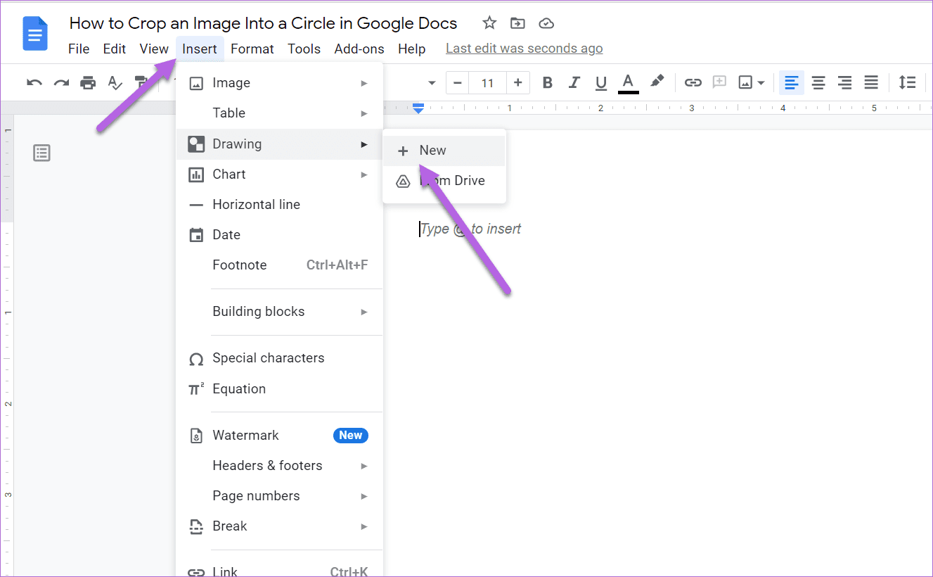 How to Crop an Image Into a Circle in Google Docs Guiding Tech