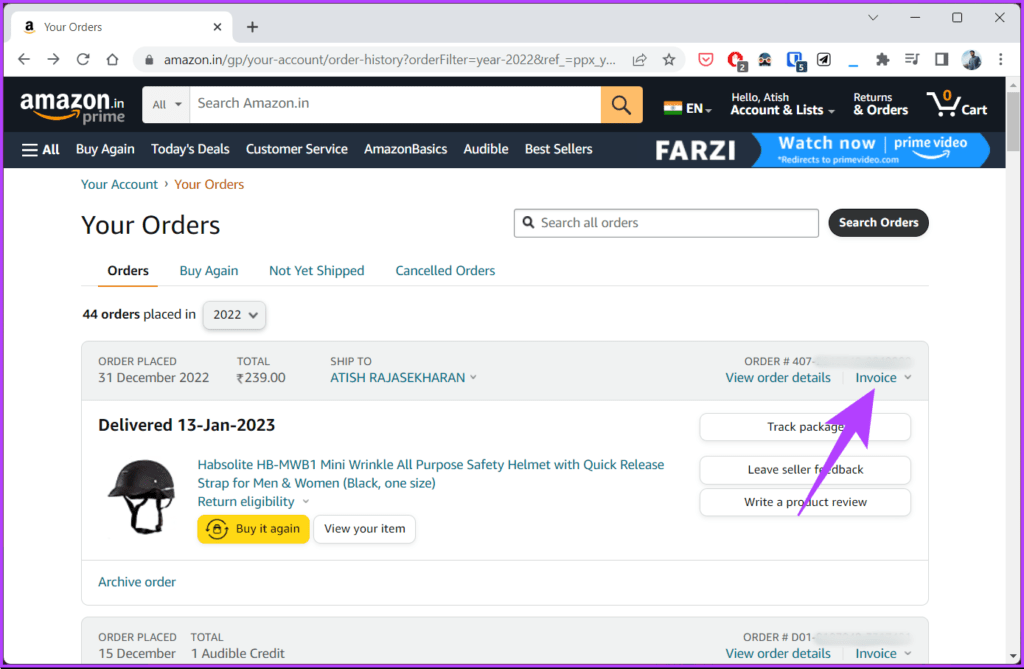 How to Get and Print a Receipt From Amazon 3 Best Ways Guiding Tech