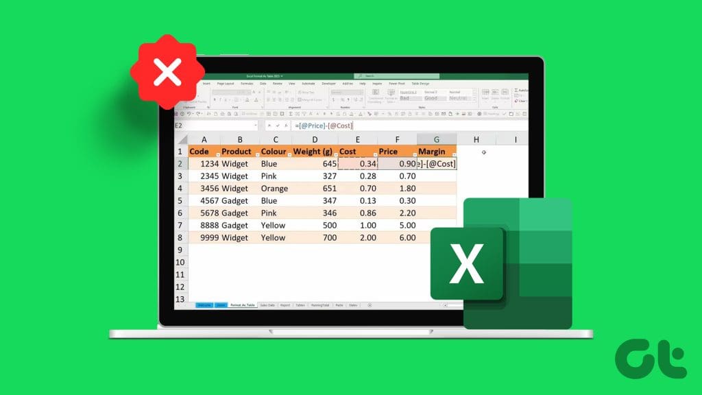 How to Remove "Format as Table" in Excel Guiding Tech