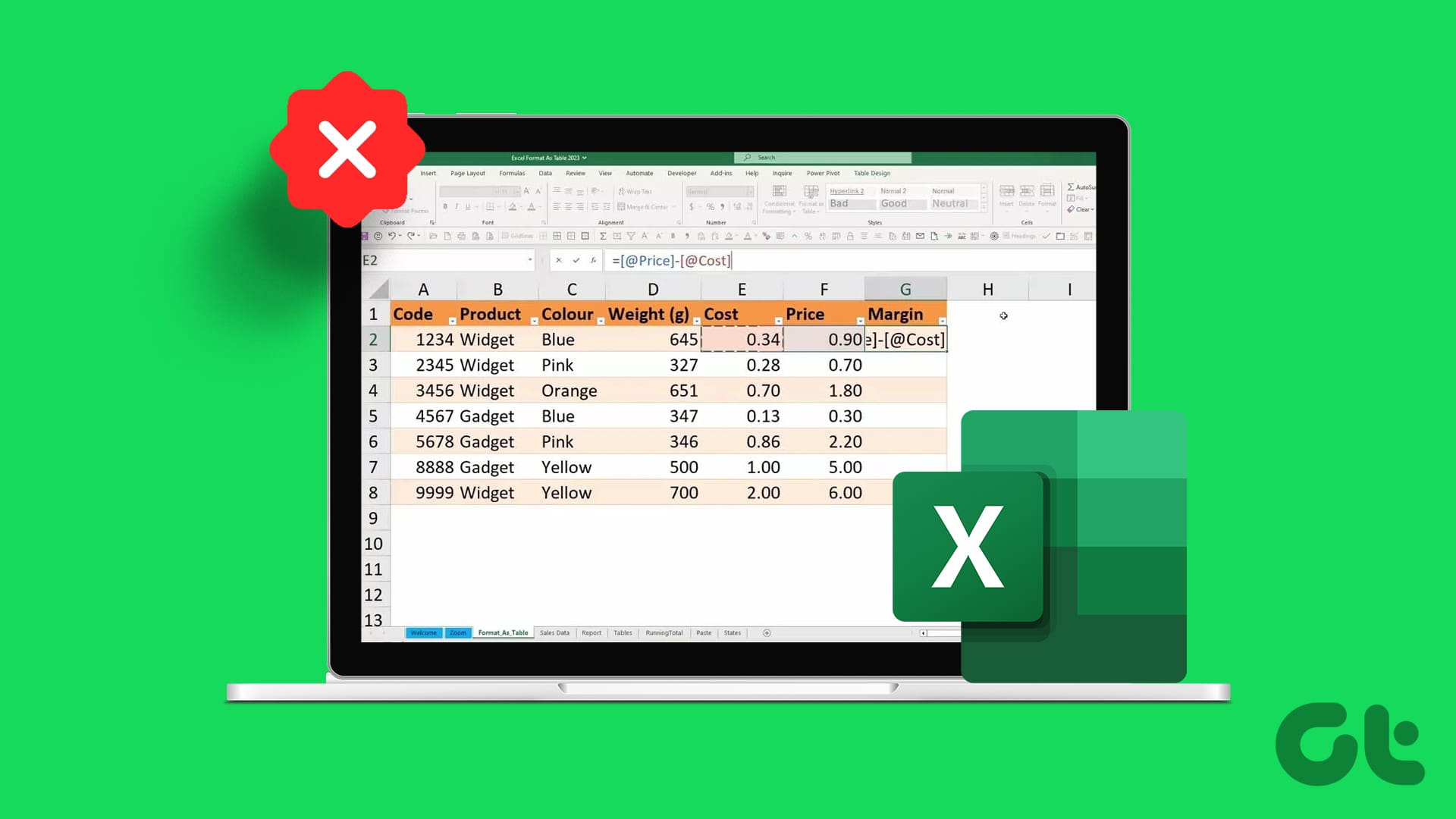 How to Remove Table Formatting in Excel Guiding Tech
