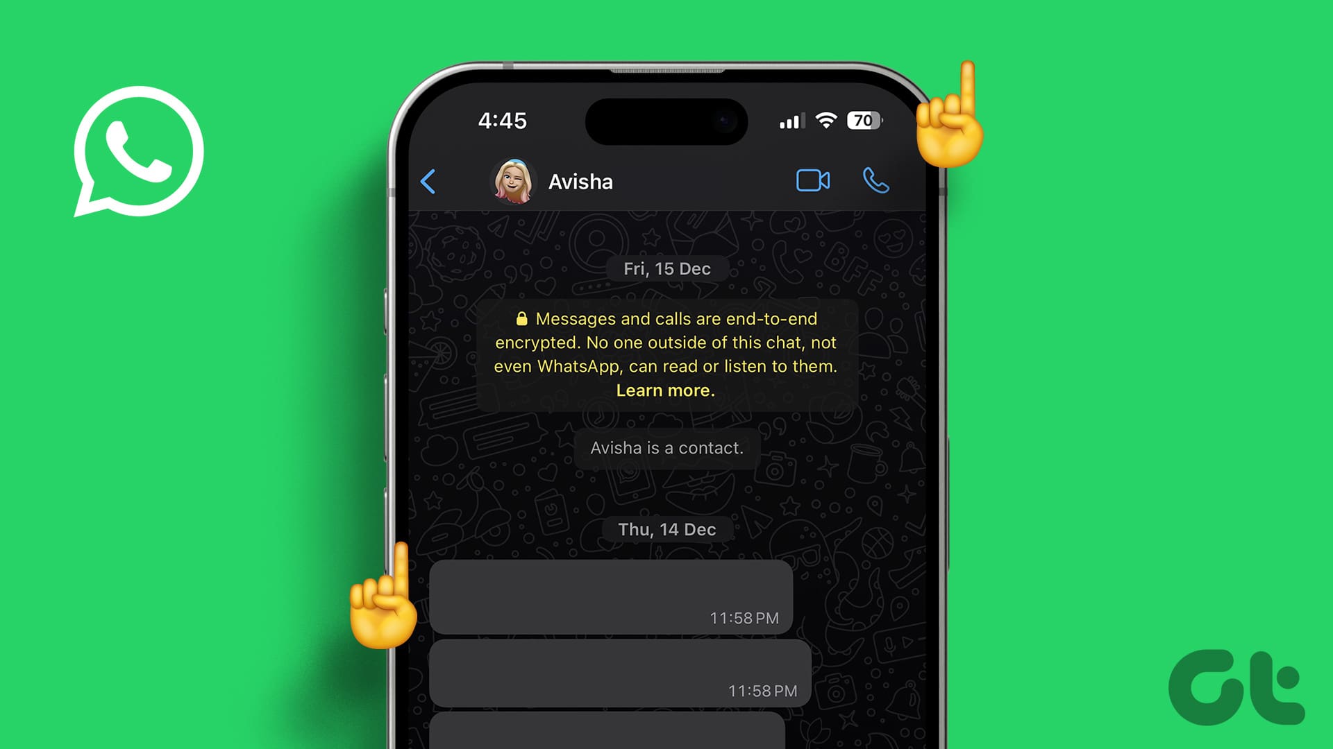 How to See First Message on WhatsApp Without Scrolling Guiding Tech