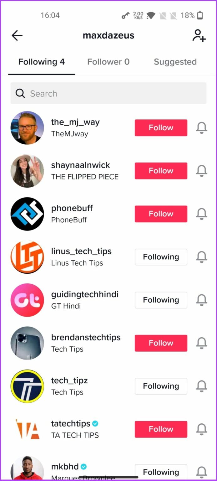 How to Unfollow on TikTok 2 Quick Ways Guiding Tech(04)