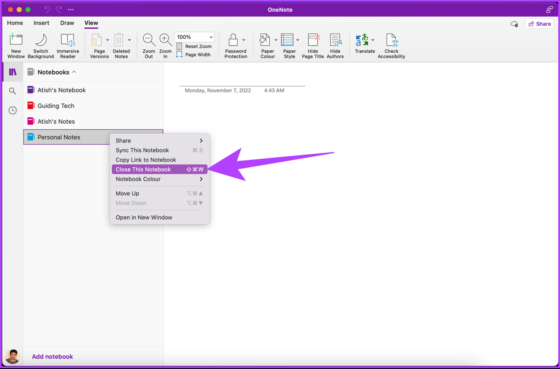 How to Delete a Notebook in Microsoft OneNote Guiding Tech