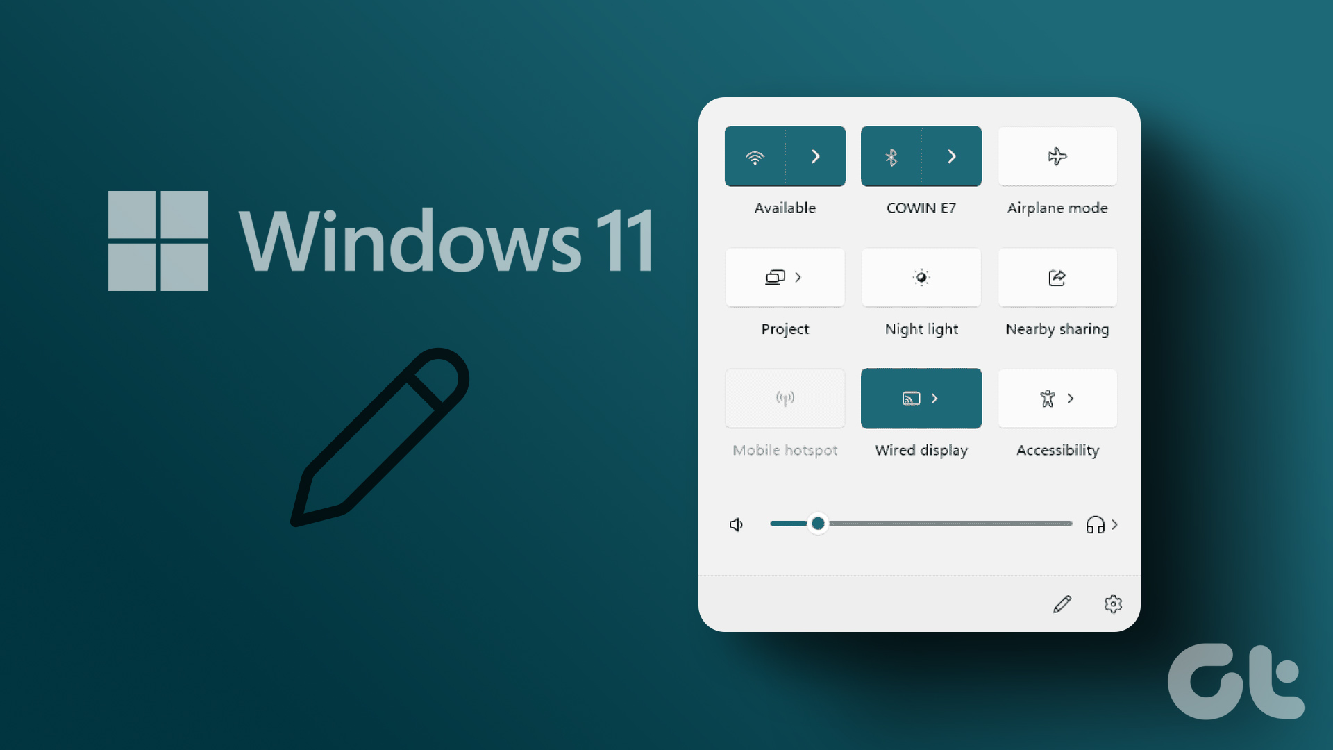 How to Use and Customize Windows 11 Quick Settings Guiding Tech