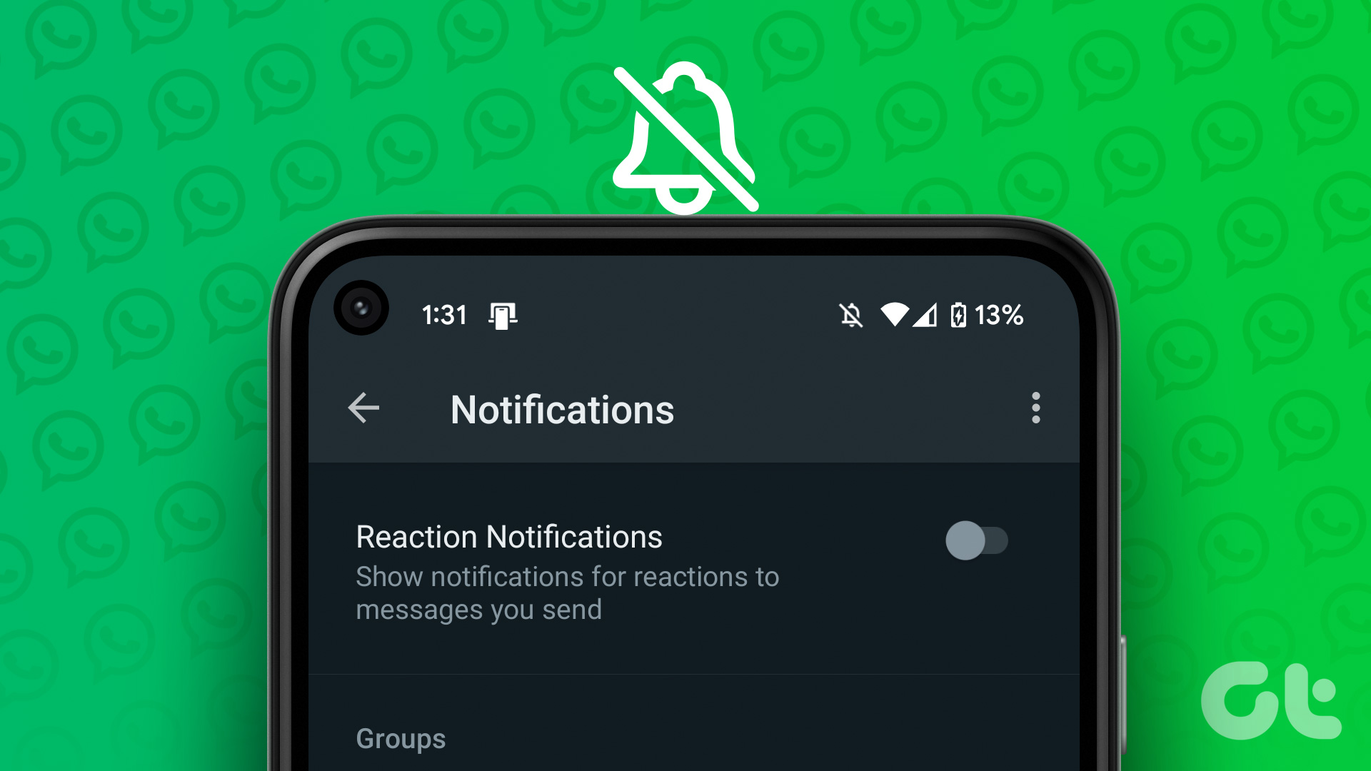 How to Enable or Disable Reaction Notifications on WhatsApp Guiding Tech