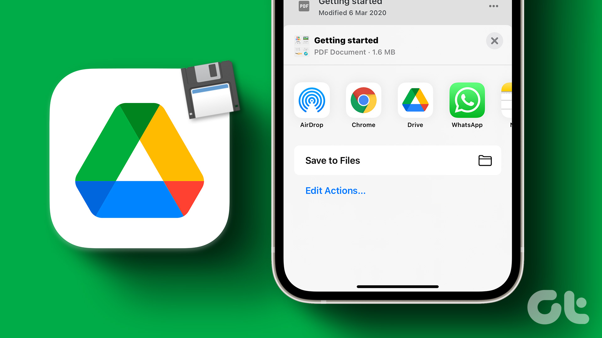 How to Download Photos and Files from Google Drive to iPhone Guiding Tech