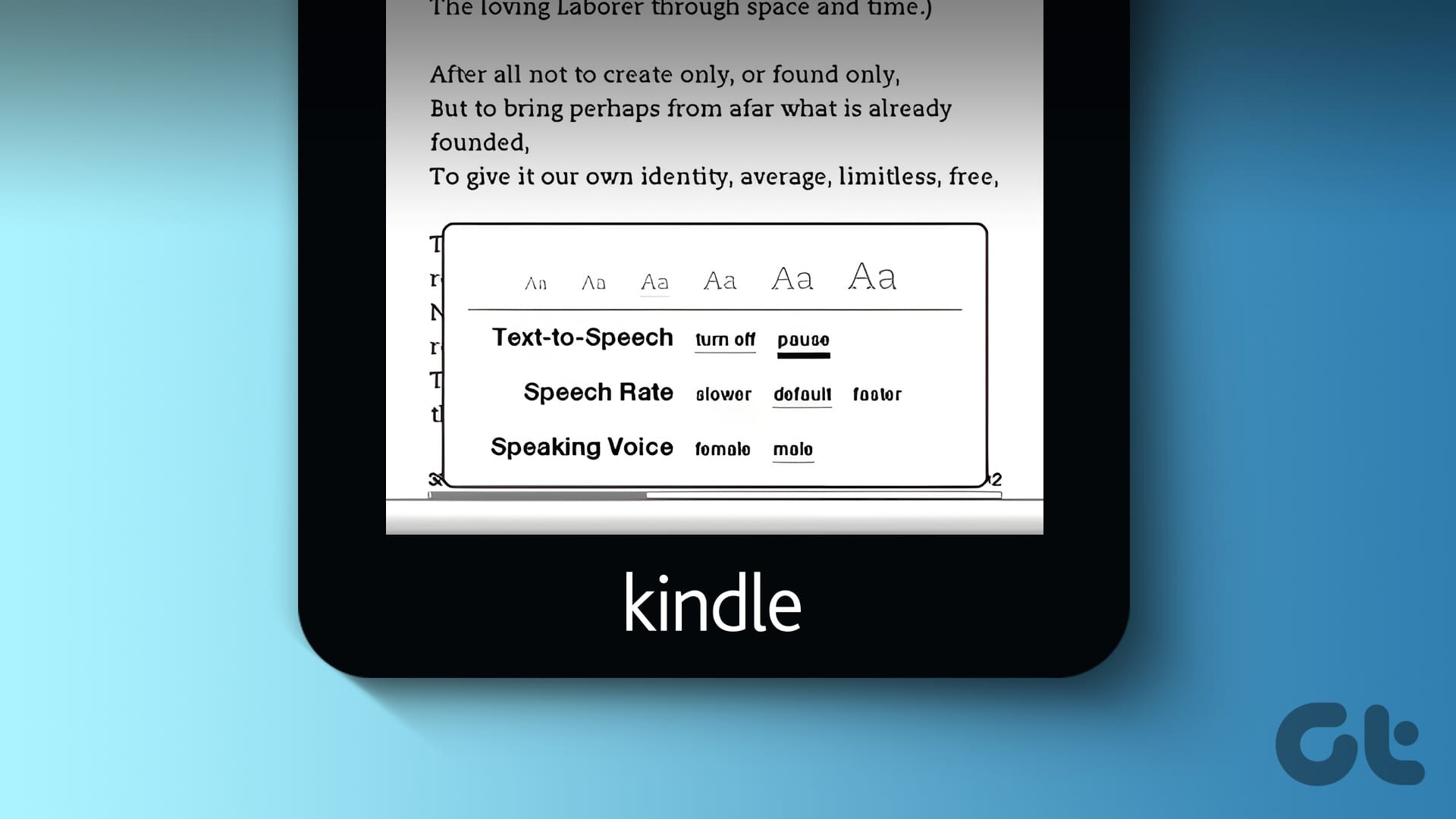 How to Use TextToSpeech on Amazon Kindle Guiding Tech