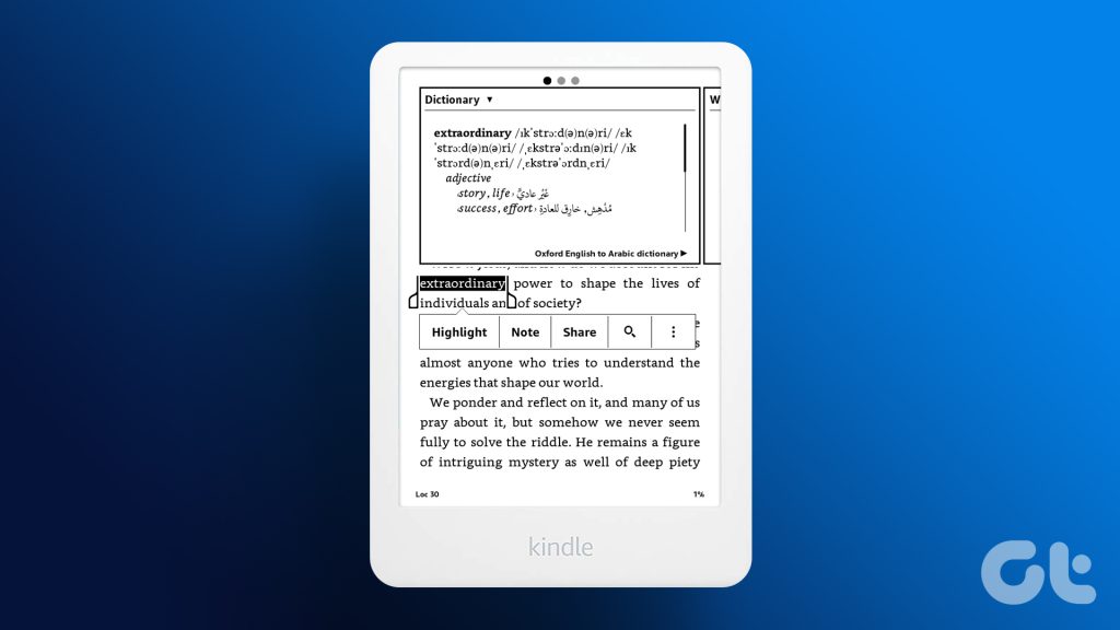 How to Use Dictionary in Any Kindle A Comprehensive Guide Guiding Tech