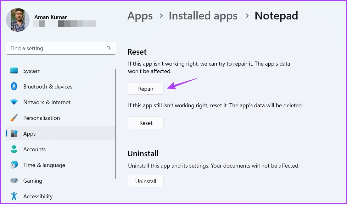 How to Fix Notepad Not Opening on Windows 11 Guiding Tech
