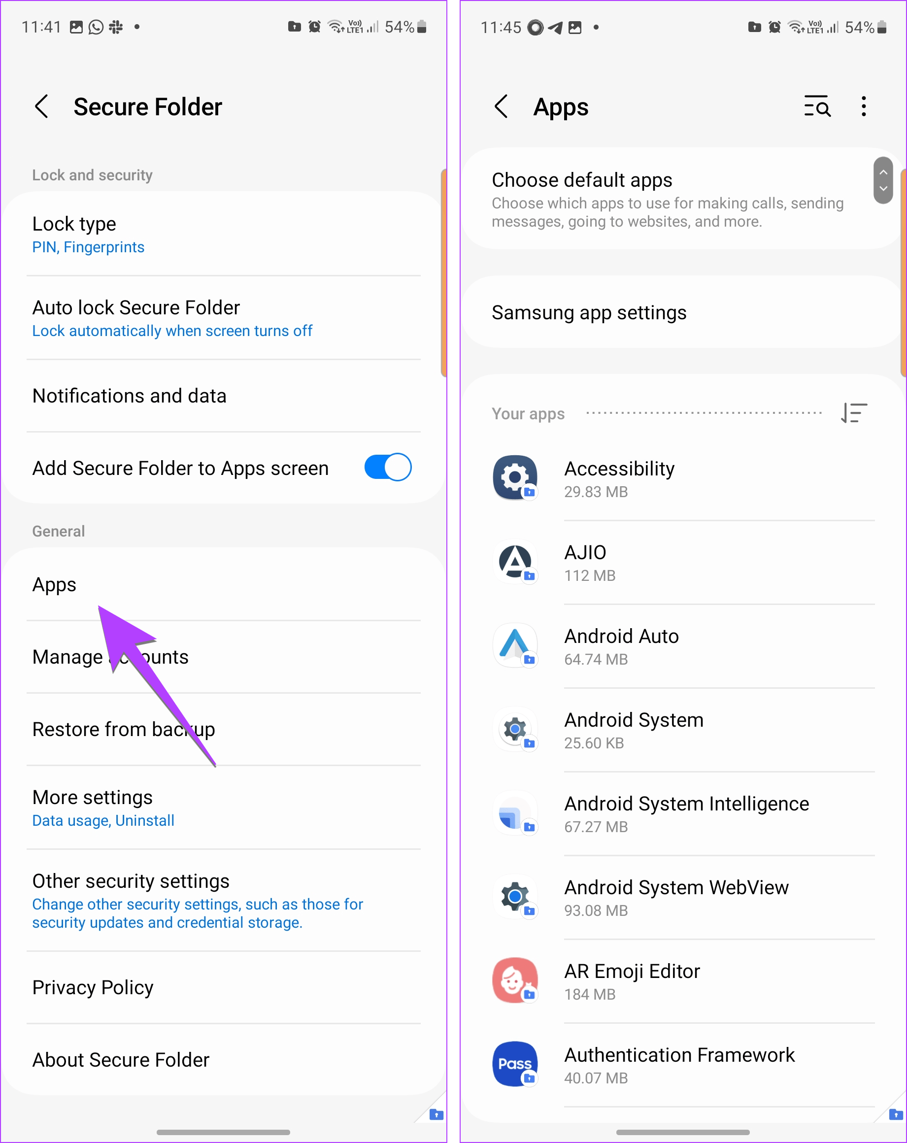 How to Add or Remove Apps From Secure Folder on Samsung Phones