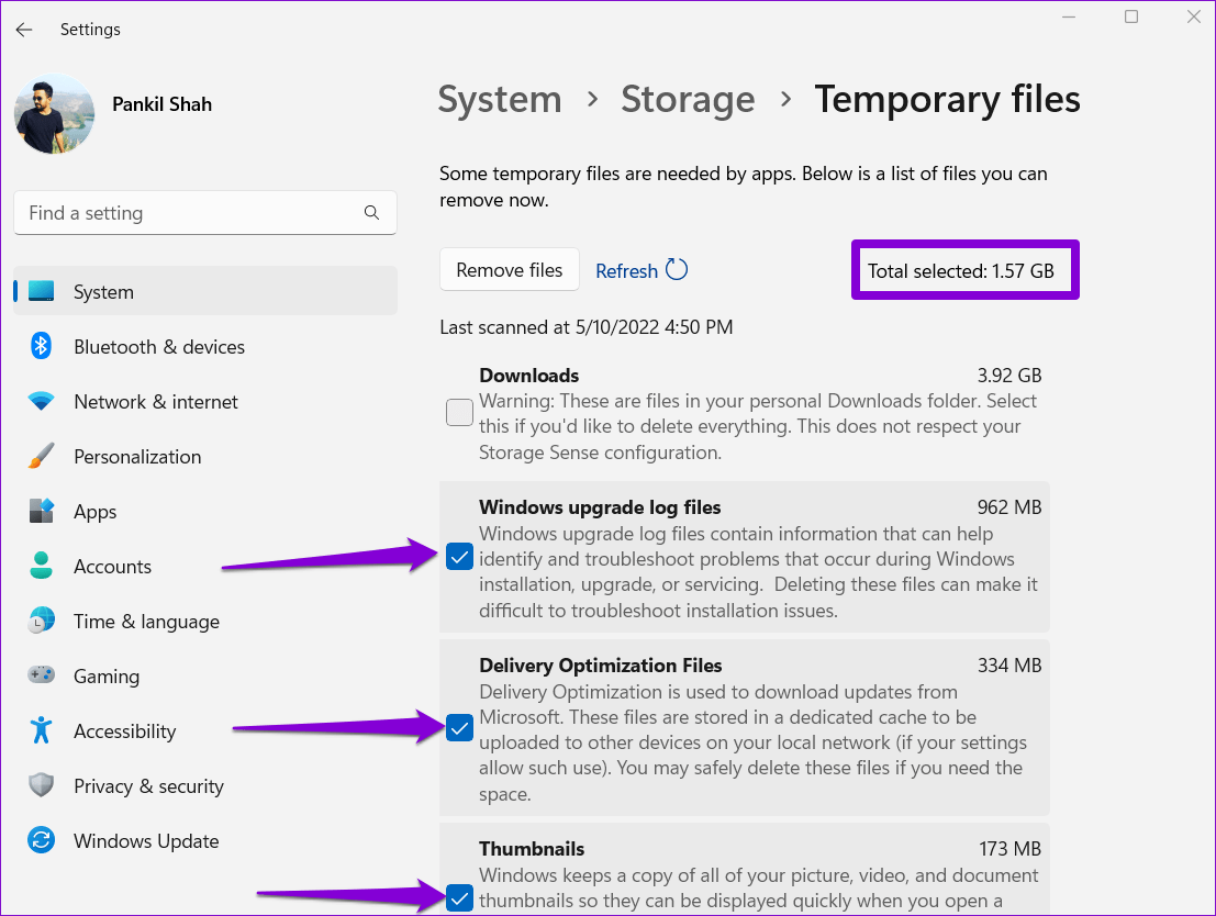 5 Ways to Delete Temporary Files on Windows 11 Guiding Tech