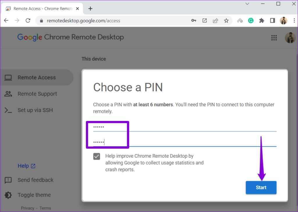 How to Set Up and Use Google Chrome Remote Desktop on Windows 11