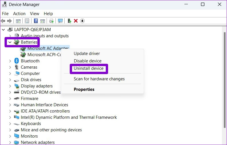 4 Ways to Fix No Battery Is Detected on Windows 11 Laptop Guiding Tech