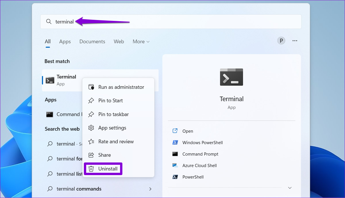 4 Ways to Fix Windows Terminal Not Opening on Windows 11 Guiding Tech