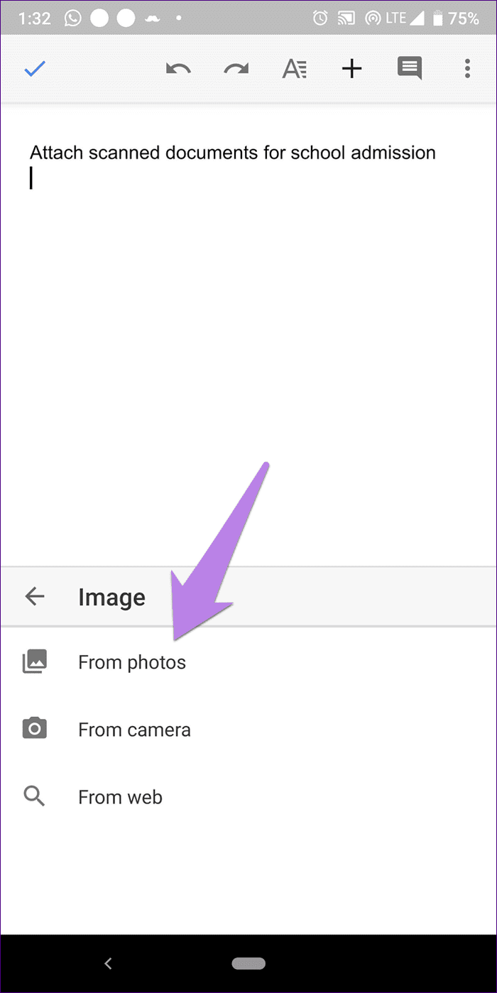 How to Scan and Add a Document into Google Docs
