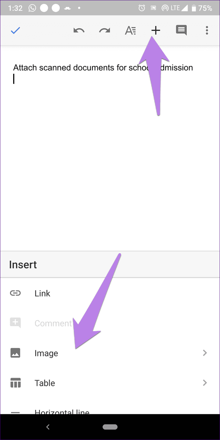 How to Scan and Add a Document into Google Docs