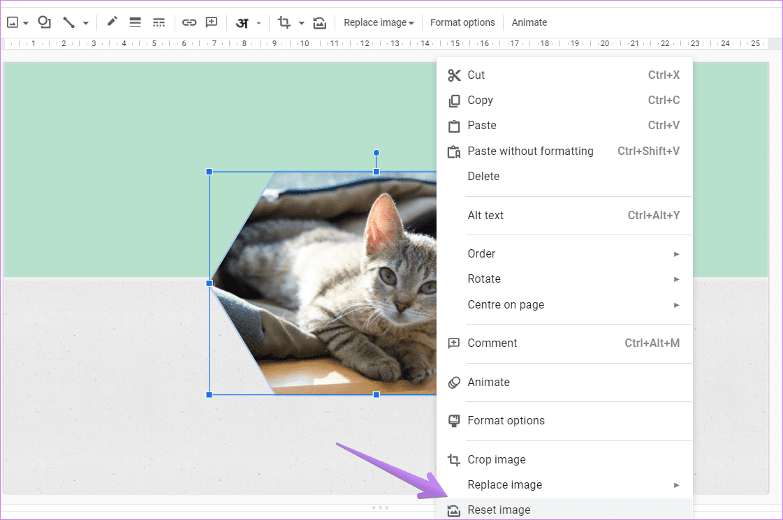 How to Fit an Image in Shape on Google Slides on Mobile and PC