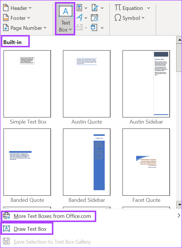 How to Add, Customize and Delete a Text Box in Microsoft Word Guiding