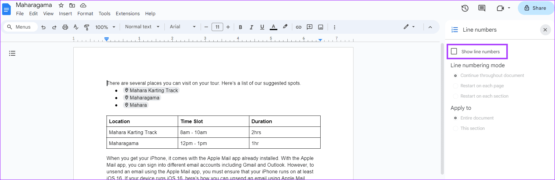 How to Add and Remove Line Numbers in Google Docs Guiding Tech