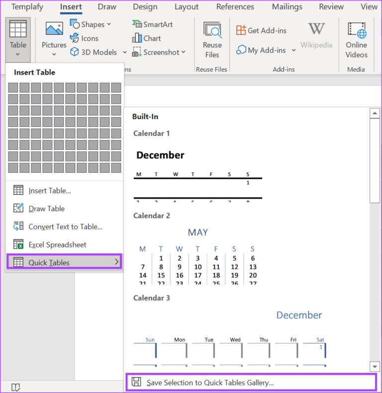 How to Create and Use Custom Table Templates in Microsoft Word