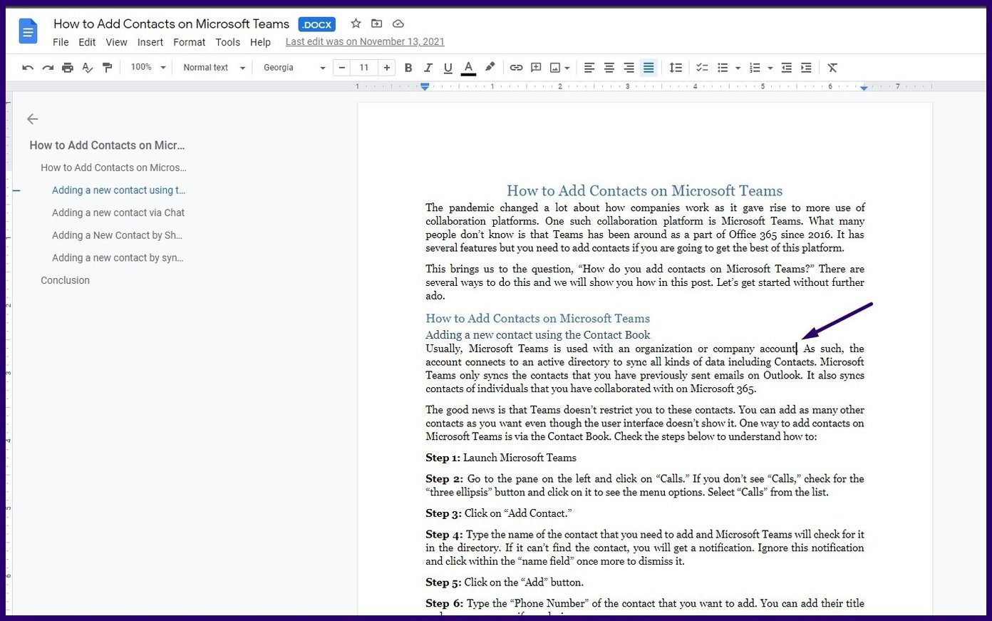 How to Insert Endnotes and Footnotes In Google Docs