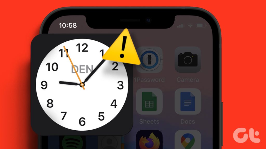 6 Ways to Fix iPhone Clock Widget Showing Wrong Time Guiding Tech