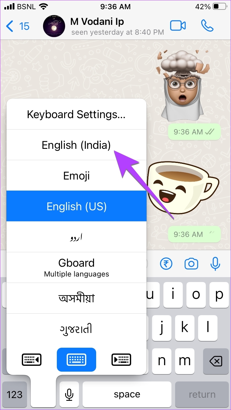 How to Change Typing Language in WhatsApp on Android and iPhone
