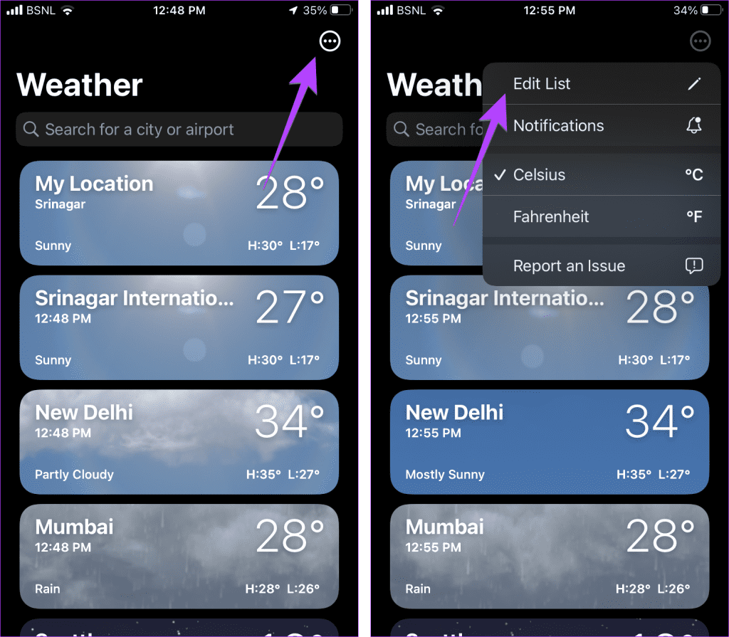 How to Use Apple Weather App on iPhone Guiding Tech