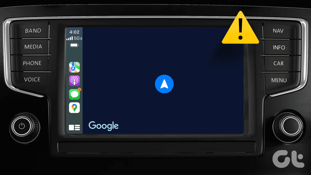 6 Fixes for Google Maps Showing Blank Screen on CarPlay Guiding Tech