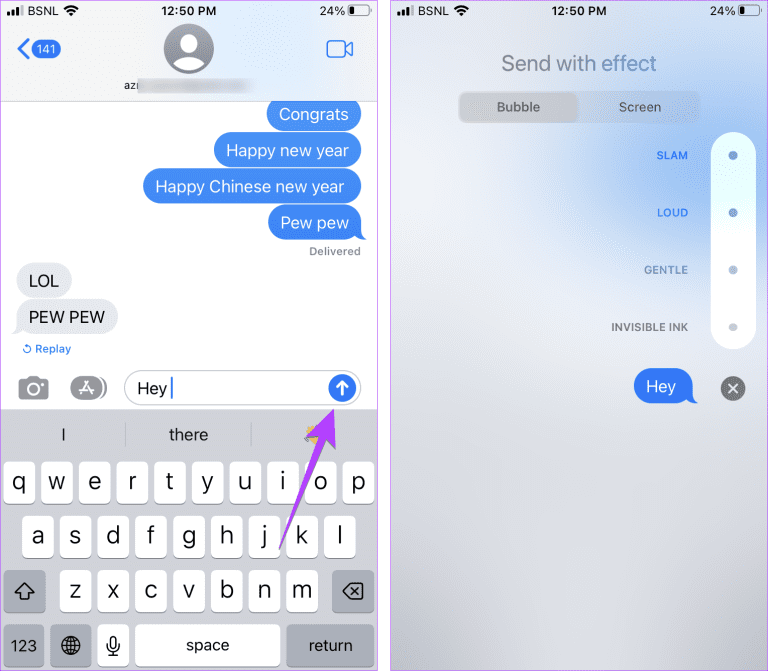 Top 7 iMessage Tricks Like Pew Pew to Add Special Effects
