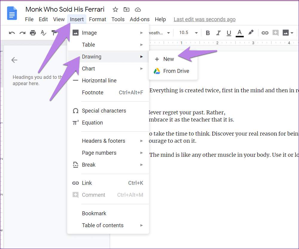 How to Put Image or Text On Top of Another Image in Google Docs