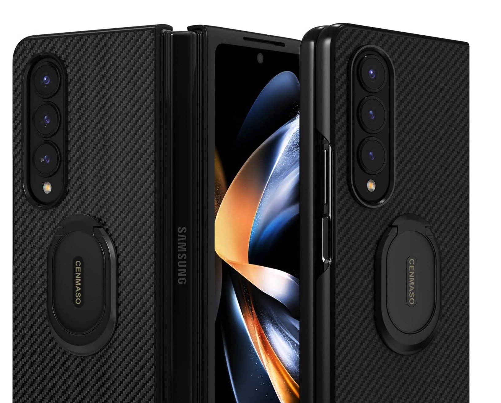 Case For Samsung Galaxy Z Fold 4 Adjustable Kickstand Builtin Cover