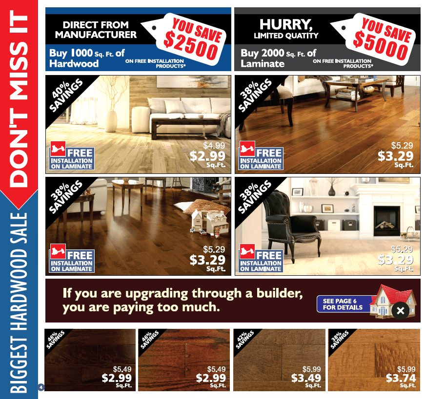 Flyer Hardwood Flooring, Laminates and Engineered Wood Accessories