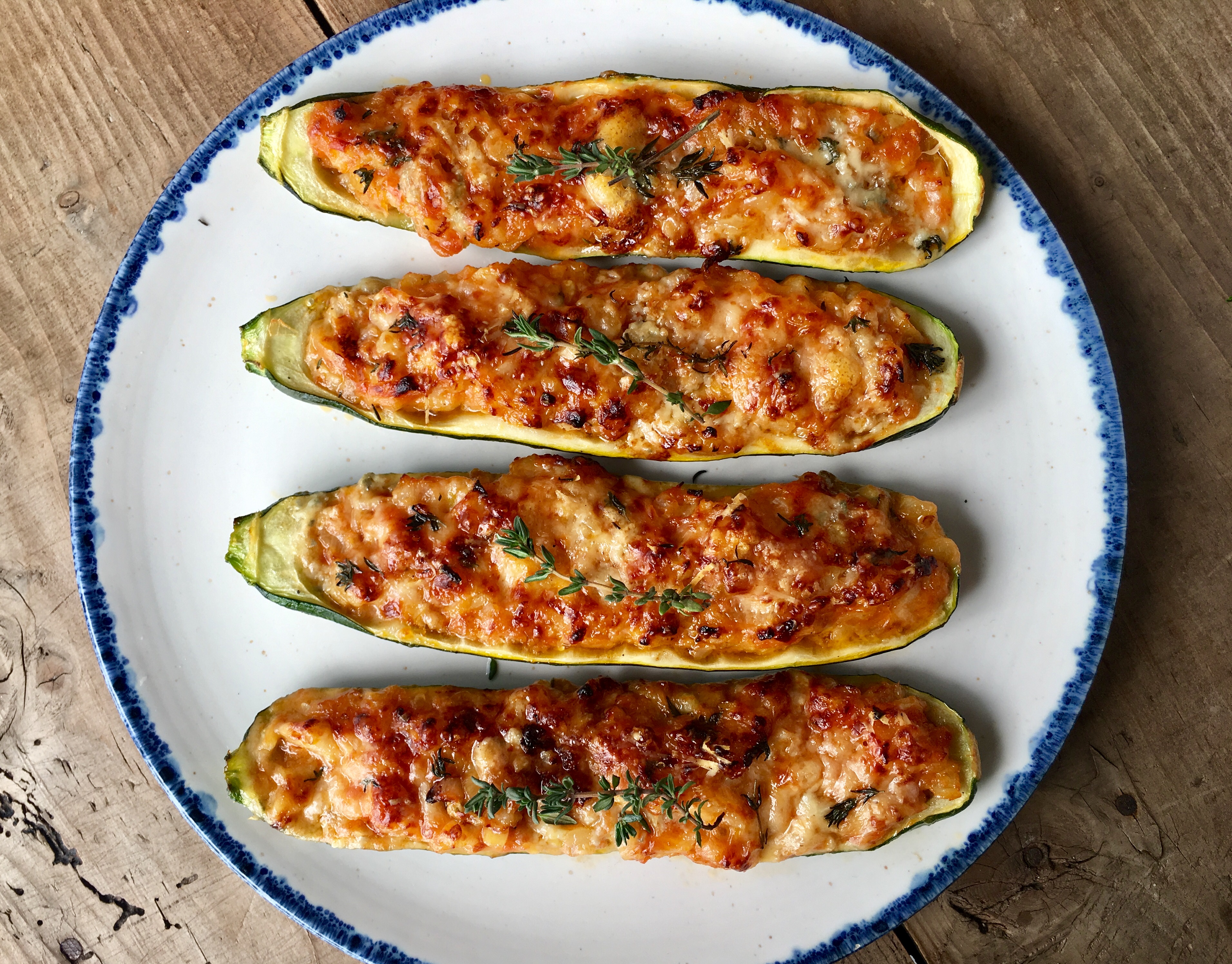 CALABACINES RELLENOS DE QUESO E HINOJO Y CASI EXPRÉS. Guisándome La Vida