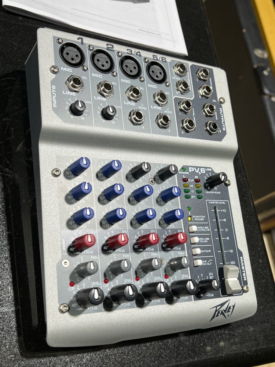 2000 Peavey PV6 USB Compact Mixer | The Guitar Broker