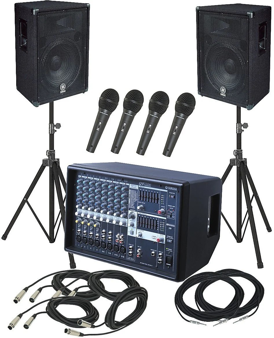 Ideal Church PA System Portable and Wireless Mic Options