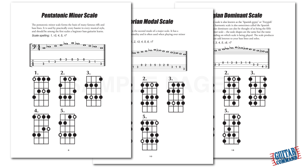 Bass Guitar Scales, Chords & Arpeggios PDF Download Book