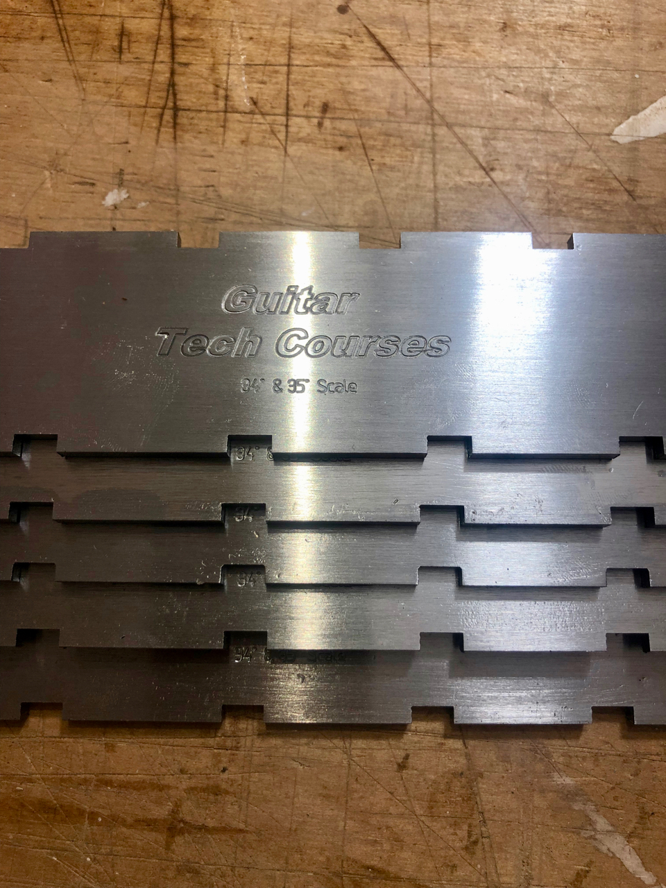 2 Bass Guitar Notched Straight Edge Guitar Building Course and Guitar